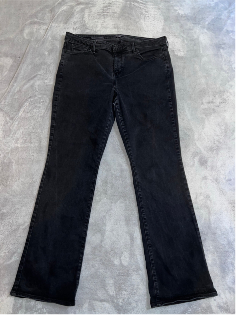 Women's NYDJ Barbara Bootcut Jeans Black Size 14